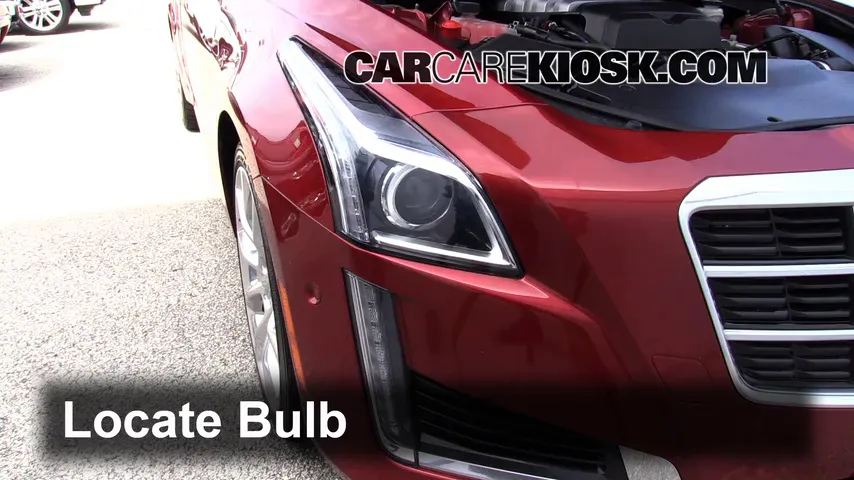 2015 Cadillac CTS 2.0L 4 Cyl. Turbo Lights Highbeam (replace bulb)